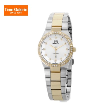ROSCANI ROSWE437G5 White Dial Stainless Steel Strap Analog Women Watch ROSCANI ROSWE437G5 White Dial Stainless Steel Strap Analog Women Watch
